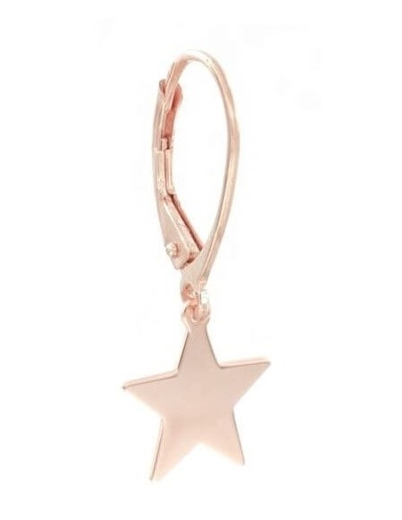 Single earring Maman et Sophie small pink star