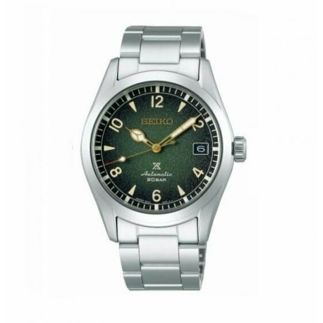 Seiko Prospex Alpinist watch green steel - SPB155J1