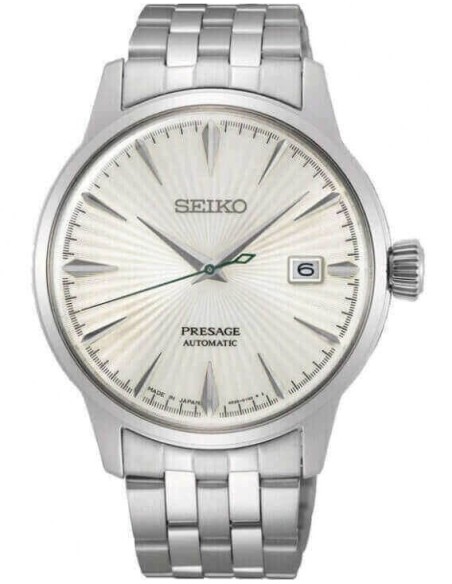 Seiko Presage Cocktail Automatic Silver Men's Watch - SRPG23J1