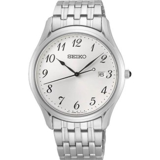 Seiko Classic Quartz Silver Men's Watch - SUR299P1