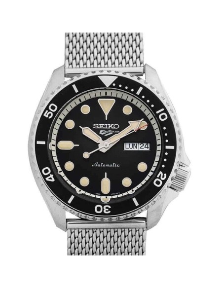 Seiko5 Herrenuhr Suite San Babila schwarz - SRPD73K1