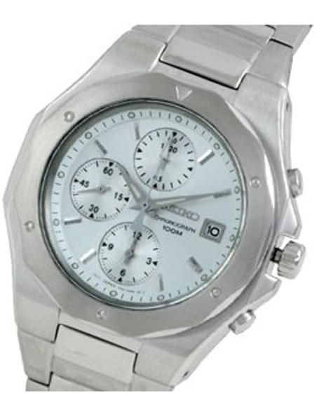 Seiko Herrenuhr Chronograph Stahl - SND543P1