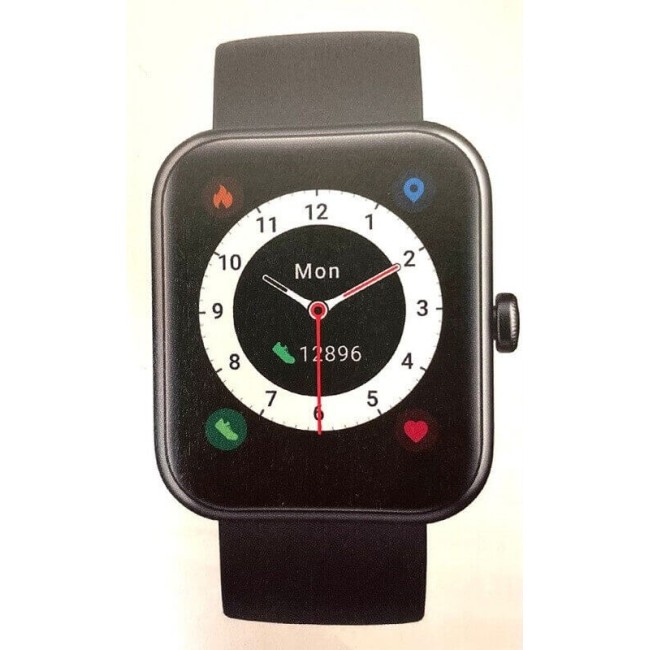 Smarty2.0 black smartwatch SW029A