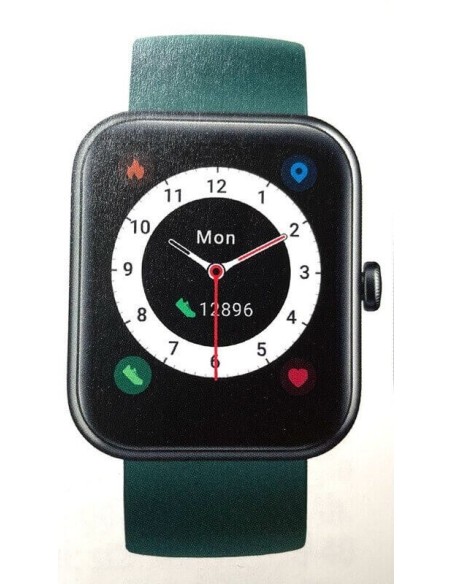 Smarty2.0 silber / grün SW029C Smartwatch