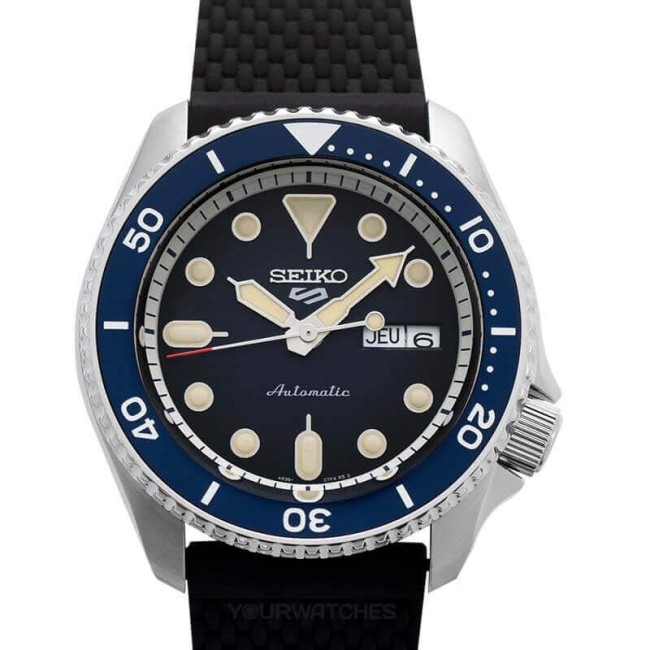 Orologio Uomo Seiko5 Sports Suits automatico nero SRPD71K2