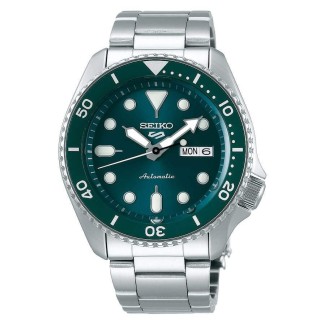 Orologio Uomo Seiko5 Sports Mini automatico verde SRPD61K1