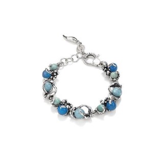 Giovanni Raspini Ocean bracelet with blue stones 9757