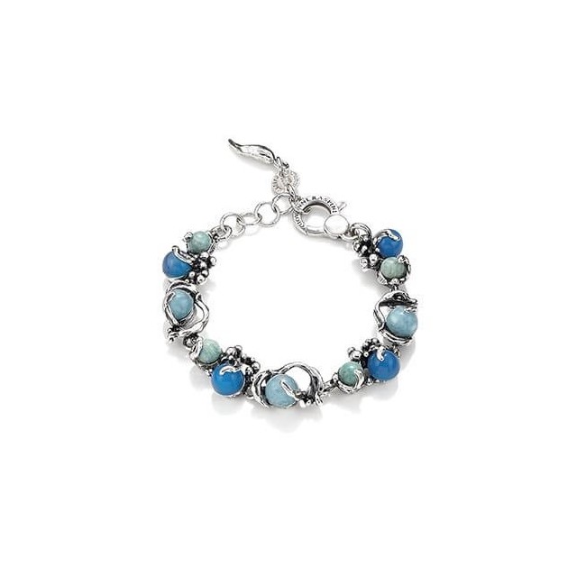 Giovanni Raspini Ocean bracelet with blue stones 9757