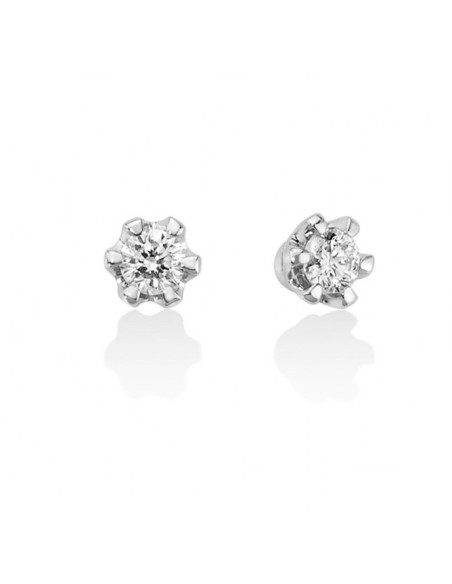 Miluna light spot earrings in gold and diamonds - ERD2540-010G7
