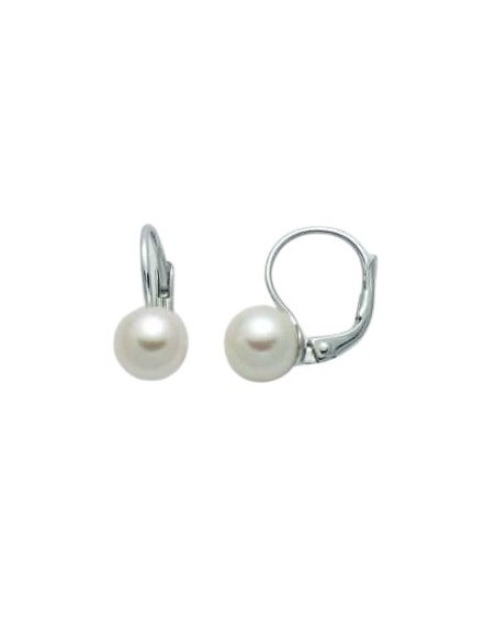 Miluna leverback pearl earrings - PER2396