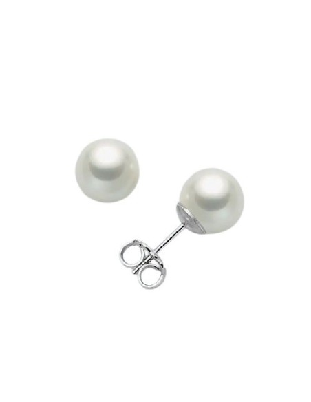 Miluna Stud Earrings Small Akoya Pearls - PPN556BMV