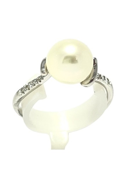 Miluna Ring mit Perle und Diamanten - PLI1653