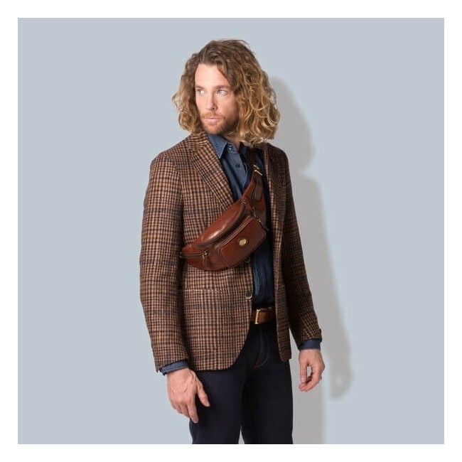 Tasche The Bridge Story Viaggio Linie Leder - 07800101