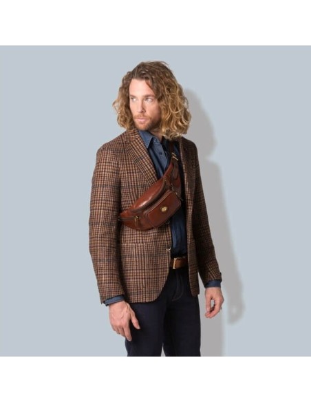 Marsupio The Bridge linea Story Viaggio cuoio - 07800101