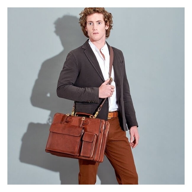 Cartella uomo The Bridge linea Story cuoio - 06436901