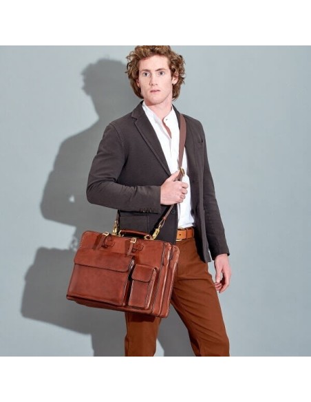 The Bridge Herren Aktentasche Story line Leder - 06436901