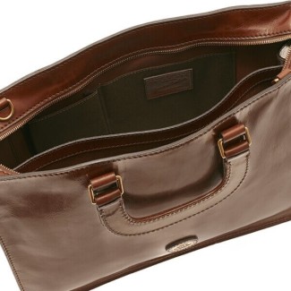 The Bridge unisex briefcase Story line leather - 06426901 2