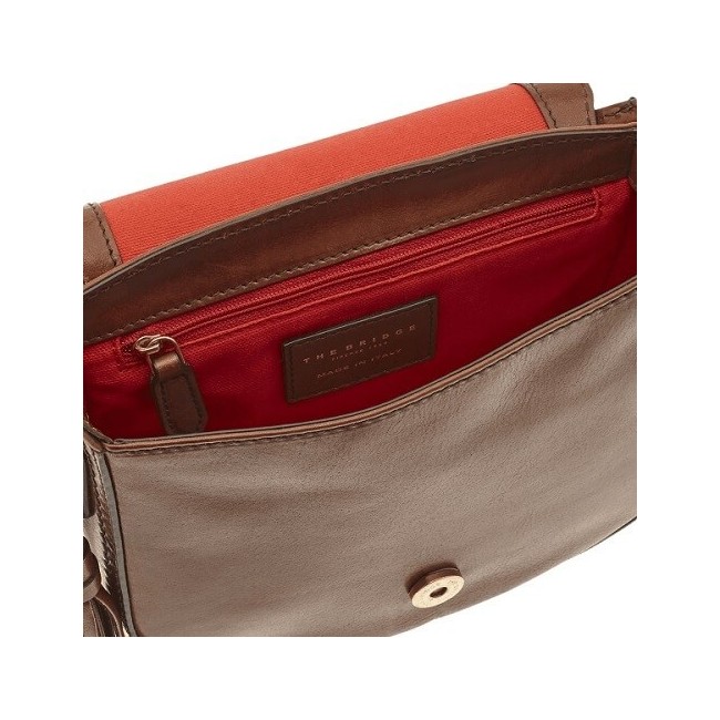Borsa Crossbody The Bridge Pearldistrict cuoio 04121701