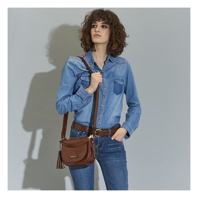 Crossbody bag The Bridge Pearldistrict leather 04121701