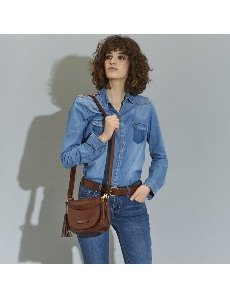 Crossbody bag The Bridge Pearldistrict leather 04121701