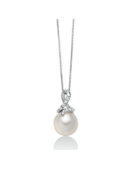 Miluna Necklace with Pearl and Diamonds - PCL6124
