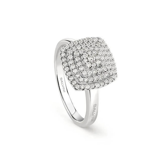 Bagliori Salvini Ring aus Weißgold und Diamanten - 20089380