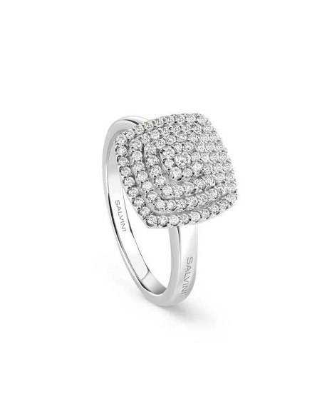 Anello Bagliori Salvini in oro bianco e diamanti - 20089380