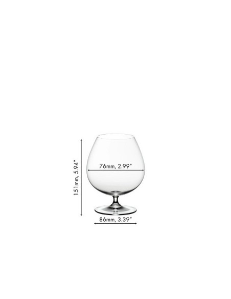 Bicchieri Vinum Brandy Riedel - 6416/18