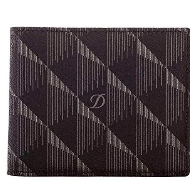 ST Dupont men's wallet in gray leather - 91202