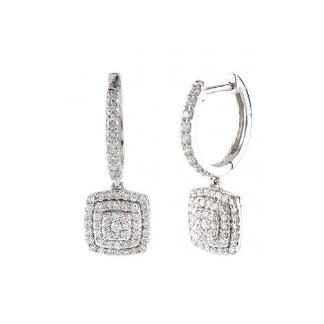 Salvini Bagliori earrings in white gold and diamonds - 20091608