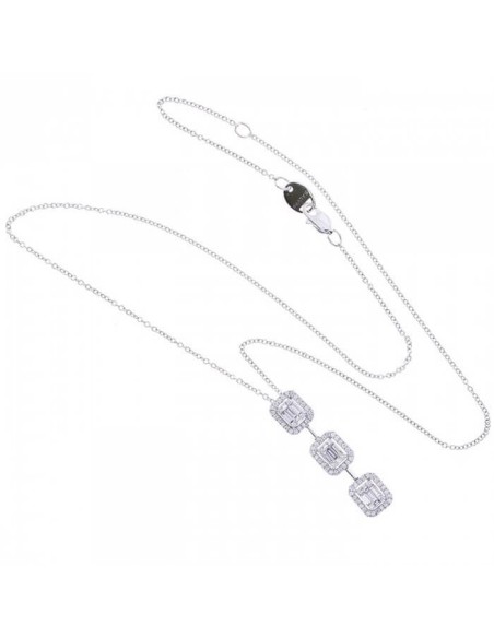 Salvini Magia Trilogie-Halskette aus Weißgold und Diamanten - 20091744