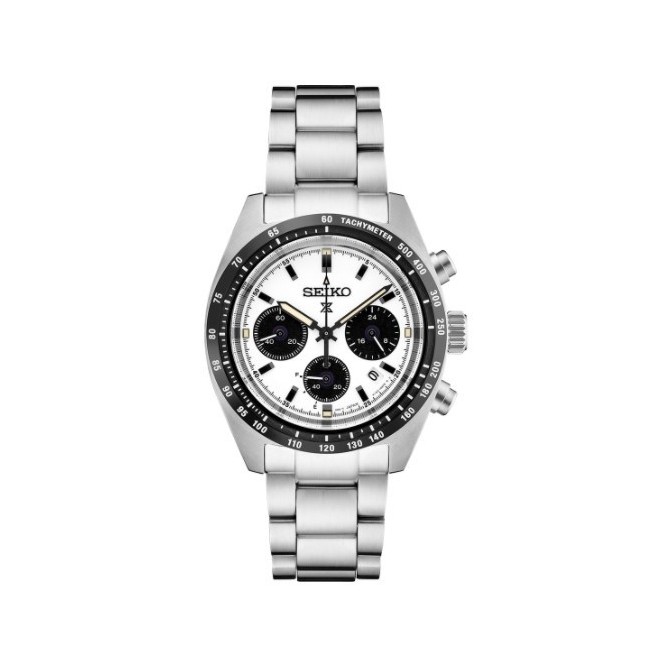 Orologio Seiko Prospex Speedtimer Solar bianco - SSC813P1