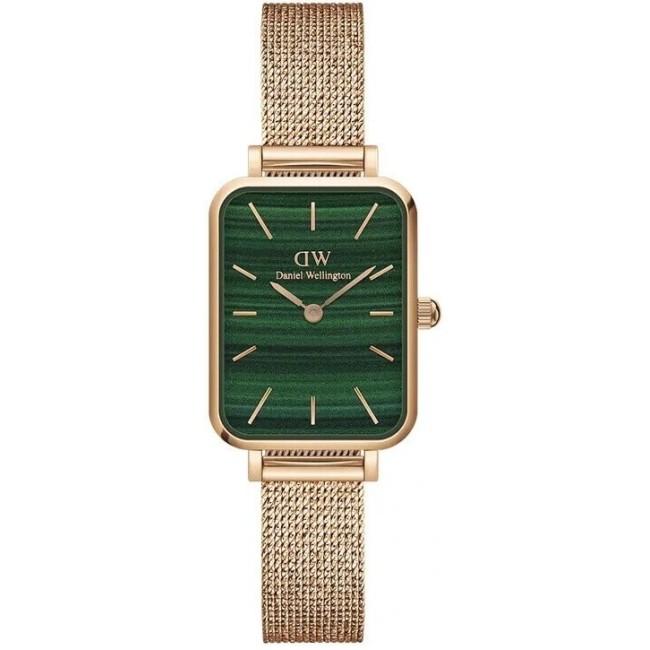 Daniel Wellington rectangular green women's watch
