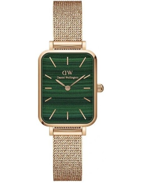Daniel Wellington rechteckige grüne Damenuhr