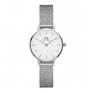 Daniel Wellington Damen Petite Pressed Sterling Silber Uhr