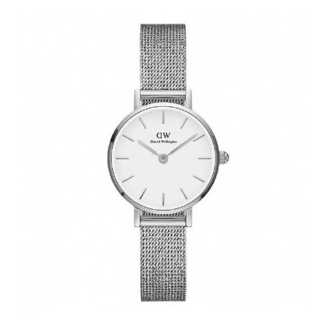Daniel Wellington Ladies Petite Pressed Sterling silver watch