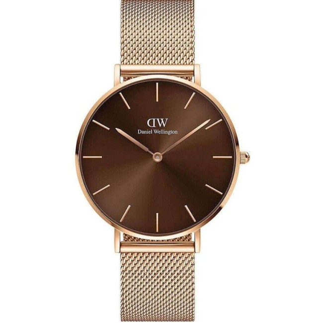 Daniel Wellington Ladies Watch Petite Amber rosè 36mm