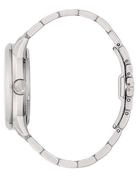 Bulova Sutton Skelett-Automatikuhr aus 96A267-Stahl