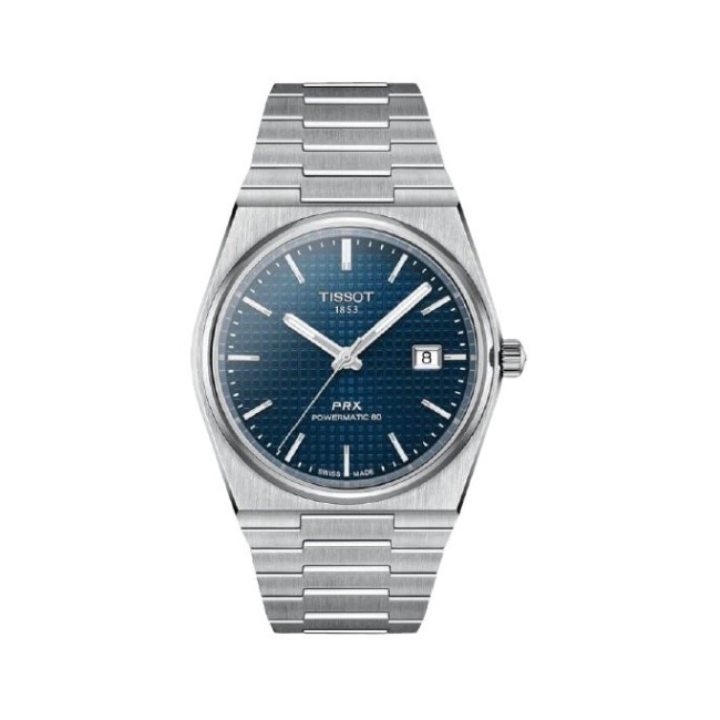 Tissot PRX Powermatic80 Uhr blau - T1374071104100