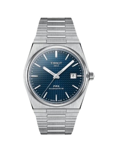 Orologio Tissot PRX Powermatic80 blu - T1374071104100