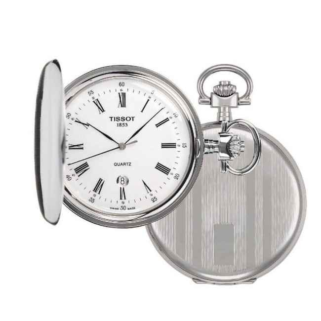 Orologio Tasca Tissot T- Pocket Savonette Bianco T83655313