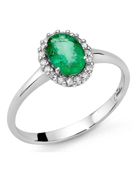 Miluna Ring in Gold mit Smaragd und Diamanten - LID3279