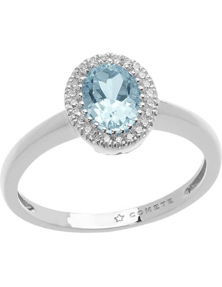 Comete Azzurra Ring with Aquamarine - ANQ312
