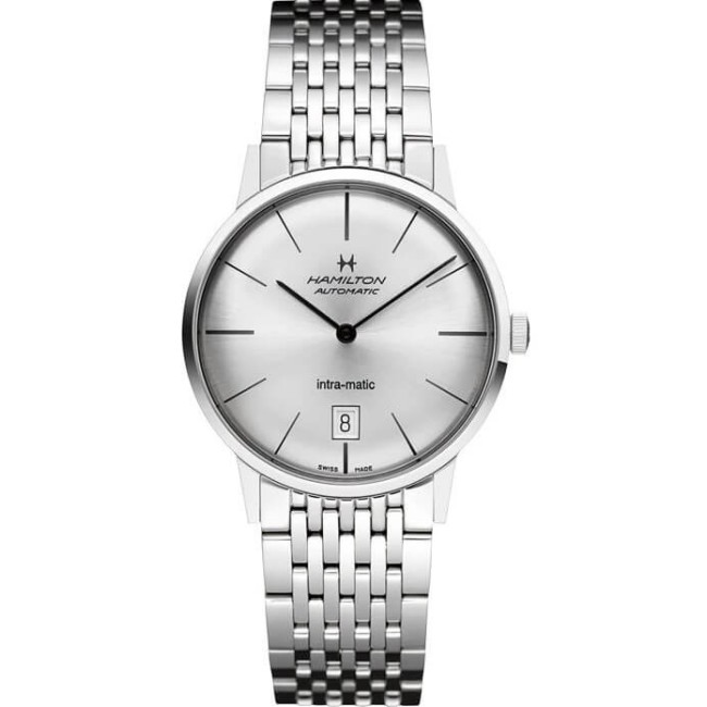 Orologio Hamilton Intra-Matic Auto Silver - H38455151