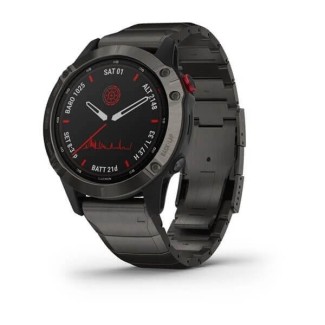 Garmin Fenix6 Pro Solar Edition Carbon Grau 010-02410-23 Uhr