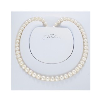 Miluna weiße Perlenkette 6,5 / 7 mm - PCL4199LV1