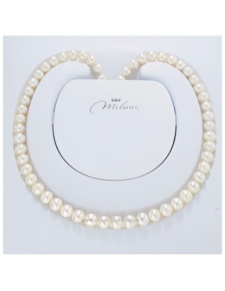 Miluna weiße Perlenkette 6,5 / 7 mm - PCL4199LV1