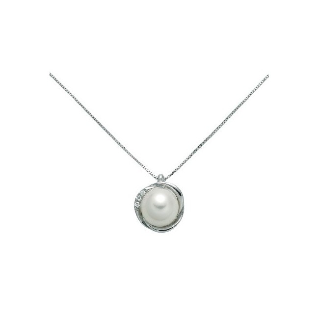 Collana Miluna Perle con perla, oro e diamanti PCL5747
