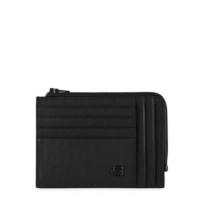 Portacarte bustina Piquadro Black Square nera - PU1243B3R/N