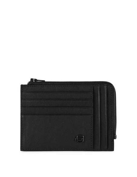 Piquadro Black Square black card holder - PU1243B3R / N